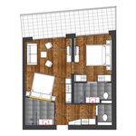 Photo of Suite, separate toilet and shower/bathtub, 2 bed rooms