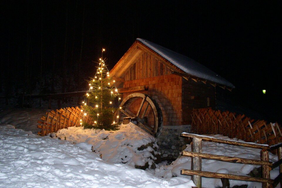 Dorfmühle im Advent