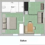 Photo of Appartement, douche, WC, 1 slaapkamer