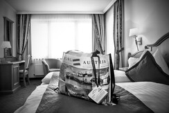 Cottage style room at hotel brueckenwirt