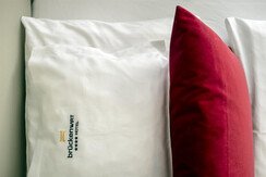Pillows in double room 