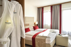 Cosy double room deluxe at hotel brueckenwirt