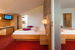 Blick ins Schlafzimmer