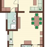 Photo of Apartment, shower and bath, toilet, 2 bed rooms