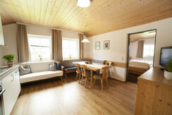 Wohnküche im 6 - 7 Personen Appartement Sonnfeld