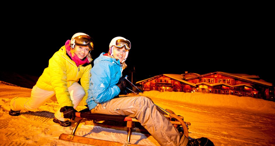Nachtrodeln auf der Hochwurzen | © Ikarus