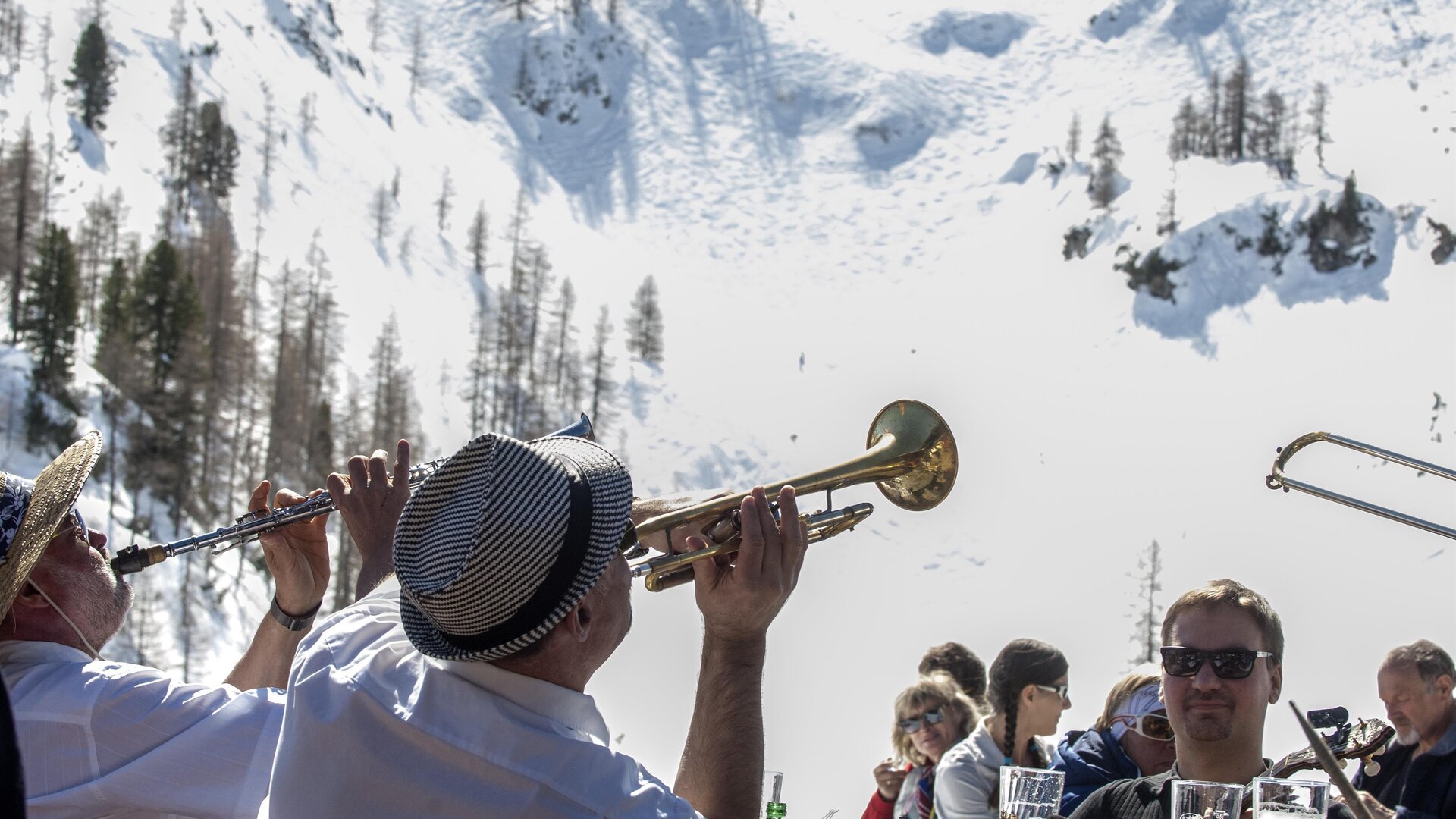 Dixieland Band in Zauchensee