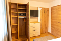 Schlafzimmer Ferienwohnung die Unterbergerin