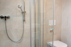 Badezimmer Ferienwohnung die Unterbergerin