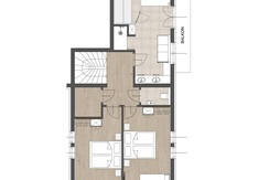 Raumskizze Jagd Obergeschoß