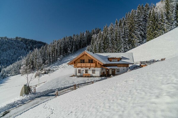Winteraufnahme - Almchalet Linharterhof