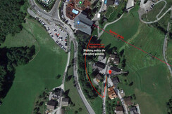 Wanderweg zur Alpendorf Gondelbahn