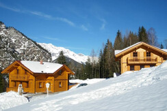 Winter in einer Luxushütte
