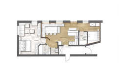 Grundriss Appartement 3