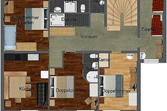 Appartement-Reiteralm Raumplan