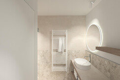 Badezimmer mit DU und extra WC