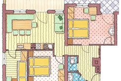 App Frauenkogel 4 - 6 Personen (ca 75m²)