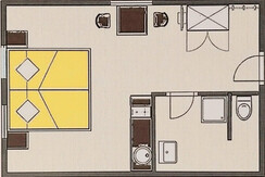 App. Studio22 bis 2 Personen