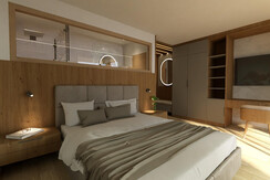 Rooftop Doppelzimmer Panorama