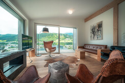 Coburg Loft with fire place and stunning view