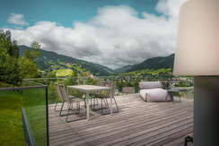 Panorama of the Enns Valley - & View of the Dachstein