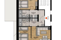 Grundriss apartment B