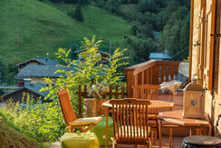 Ausblick von dem Balkon