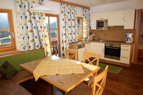 Appartement Wohnküche von Lackenkogel | © Kleinhöch