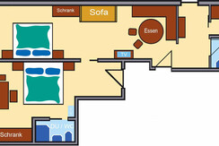 Apartment Vicky Skizze