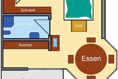 Apartment Birgit Skizze