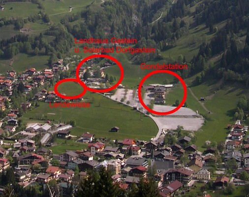 Landhaus-Gastein-Dorfgastein-Lageplan