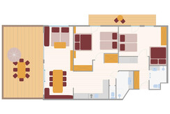 Appartement OKTETT - Skizze