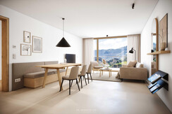 Haven-Alpendorf-Wohnküche-Aussicht