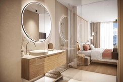 Haven-Alpendorf-Badezimmer-Blick-Schlafzimmer