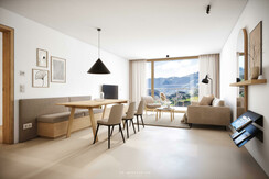 Haven-Alpendorf-Wohnküche-Aussicht