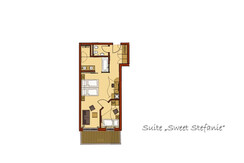 Grundriss Suite SWEET STEFANIE