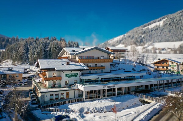 Hotel view in winter