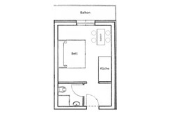 Studio Zweisamkeit Grundriss