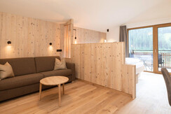 Familienstudio Smaragd Wohnbereich