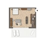 Photo of Double room, shower, toilet, south