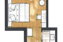 DZ Edelweiss Grundriss Beispiel 1