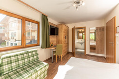 Blick ins Badezimmer