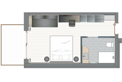 Grundriss Gartenzimmer Dachstein