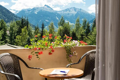 Johannesbad Hotel Palace Balkon und Panoramablick