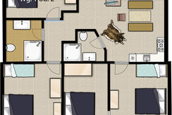 Plan der Ferienwohnung