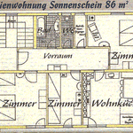 Photo of apartment/3 bedrooms/shower, WC