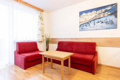 Wohnzimmer / ausziehbare Couchen