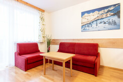 Wohnzimmer / ausziehbare Couchen