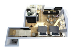 Mountainy Apartment Grundriss Landhaus Riepler