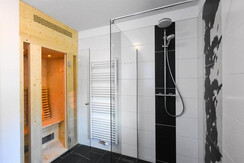 Dusche, Infrarotkabine, Apartment Florentiner